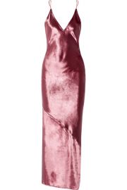 Fleur Du Mal   Velvet chemise at Net A Porter